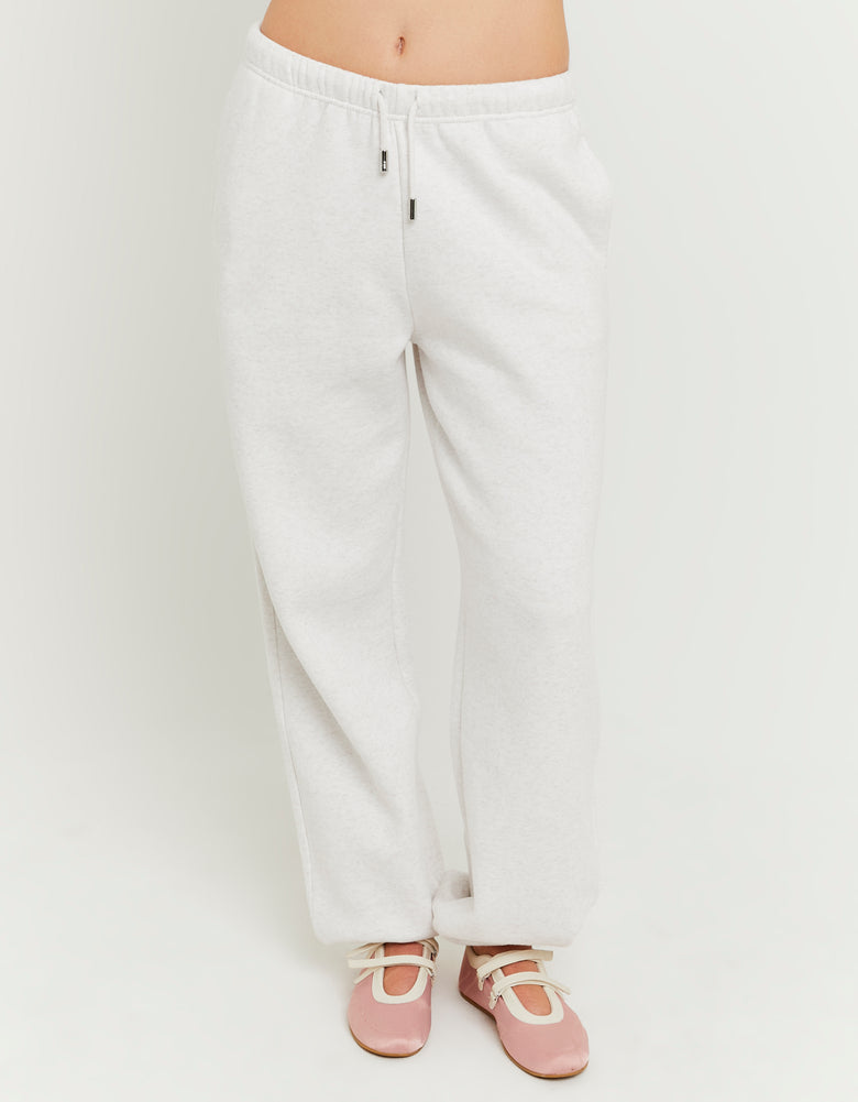 Printed Jogger | Beige chiné