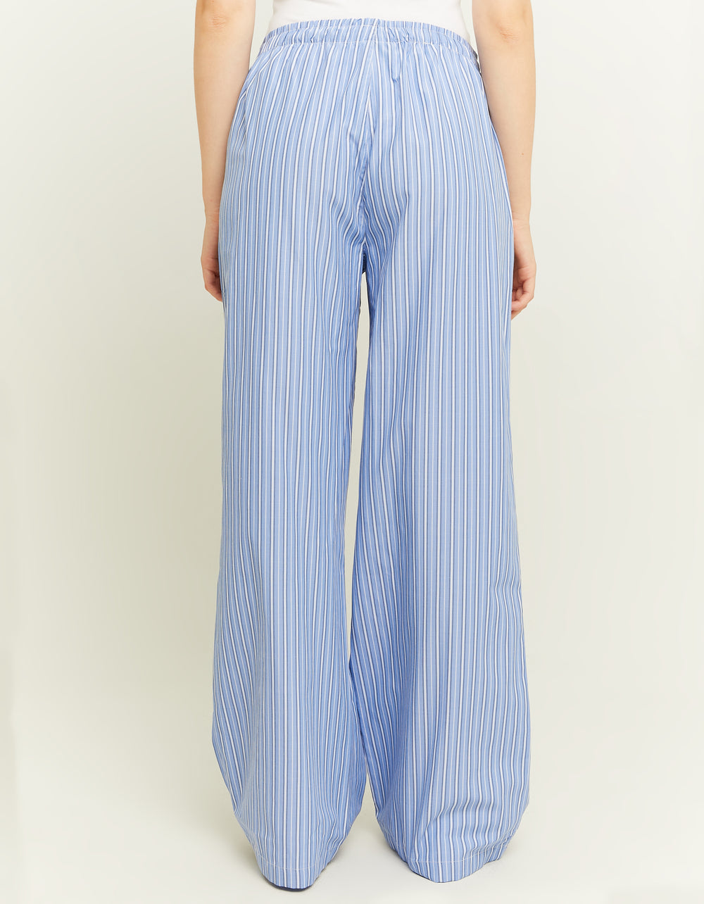 Pyjama - style trousers | Blue Striped