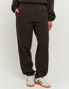 Jogger with Rhinestones | Brown