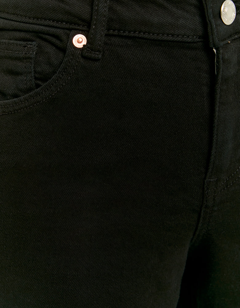 High Waist Wide Leg Trousers | Black