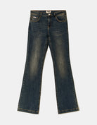 Mid Waist Bootcut Jeans | Vintage Wash