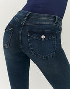 Mid Waist Bootcut Jeans | Unwashed