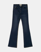 Mid Waist Bootcut Jeans | Unwashed