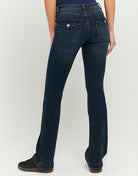 Mid Waist Bootcut Jeans | Unwashed