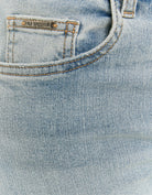 Mid Waist Bootcut Jeans | Blue Wash