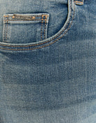 Mid Waist Bootcut Jeans | Vintage Wash