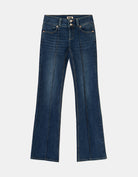 Low Waist Flare Jeans | Blue Wash