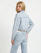 Low Waist Straight Jeans | Light Wash