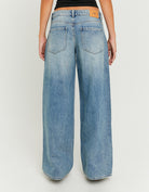 Low Waist Baggy Jeans | Blue Denim