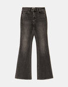 High Waist Flare Jeans | Black wash
