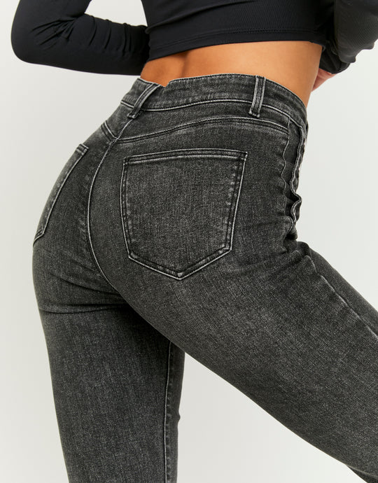Low Waist Bootcut Jeans | Vintage wash