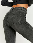 Low Waist Bootcut Jeans | Vintage wash