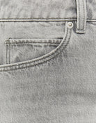 High Waist Barrel Jeans | Grey Wash