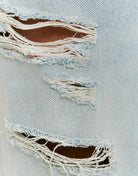 Mid Waist Barrel Jeans | Blue Wash