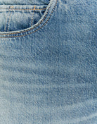Mid Waist Barrel Jeans | Destroyed Wash