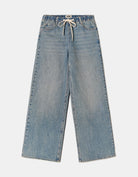Baggy  jeans tied at waist | Blue Wash