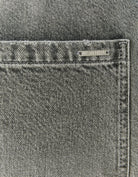 Baggy  jeans tied at waist | Grey Wash