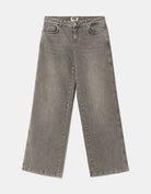 Low Waist Straight Leg Jeans | Grey Wash