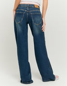 Low Waist Straight Leg Jeans | Vintage Wash