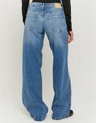 Low Waist Straight Leg Jeans | Blue