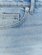 Low Waist Straight Jeans | Bleached