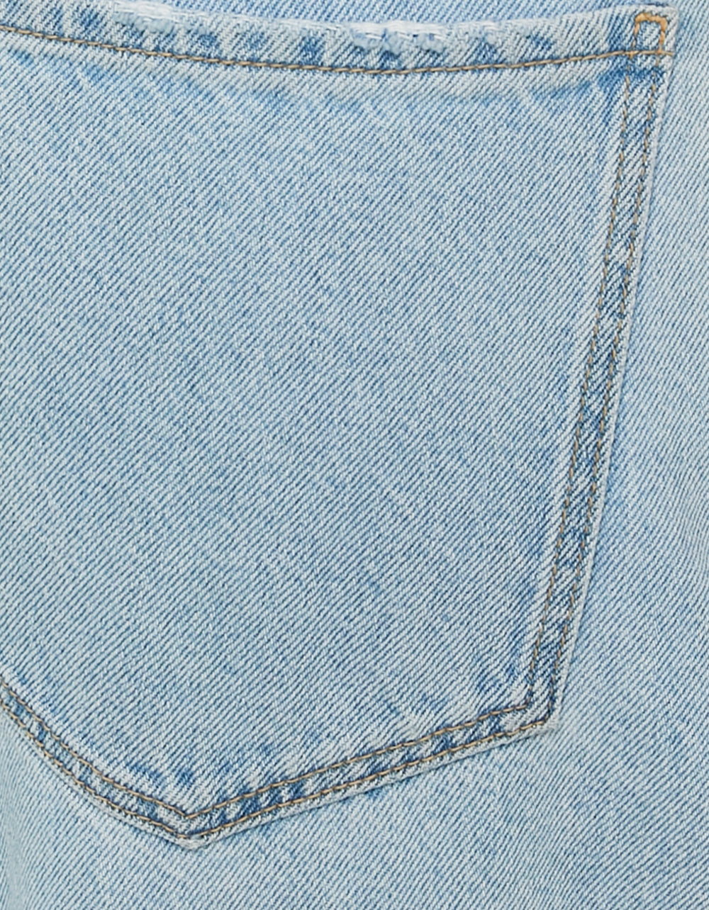 Mid Waist Baggy Jeans | Bleach Wash