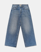 Mid Waist Baggy Jeans | Dark Wash