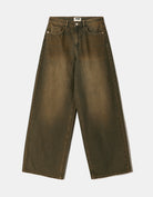 Mid Waist Baggy Jeans | Blue Wash