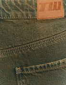 Mid Waist Baggy Jeans | Blue Wash