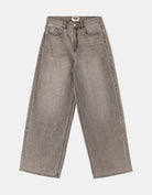 Mid Waist Baggy Jeans | Grey Wash