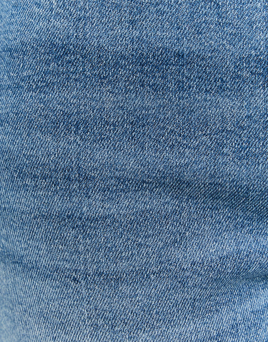 Mid Waist Wide Leg Jeans | Blue Wash