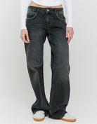 Low Waist Jeans | Grey Wash