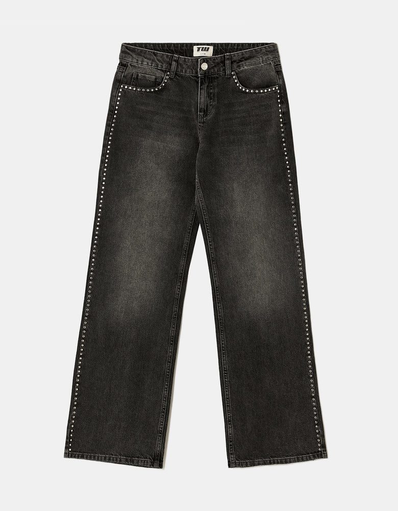 Low Waist Jeans | Grey Wash