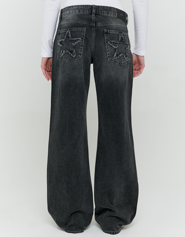 Low Waist Jeans | Grey Wash