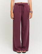 Mid Waist Jogger | Bordeau