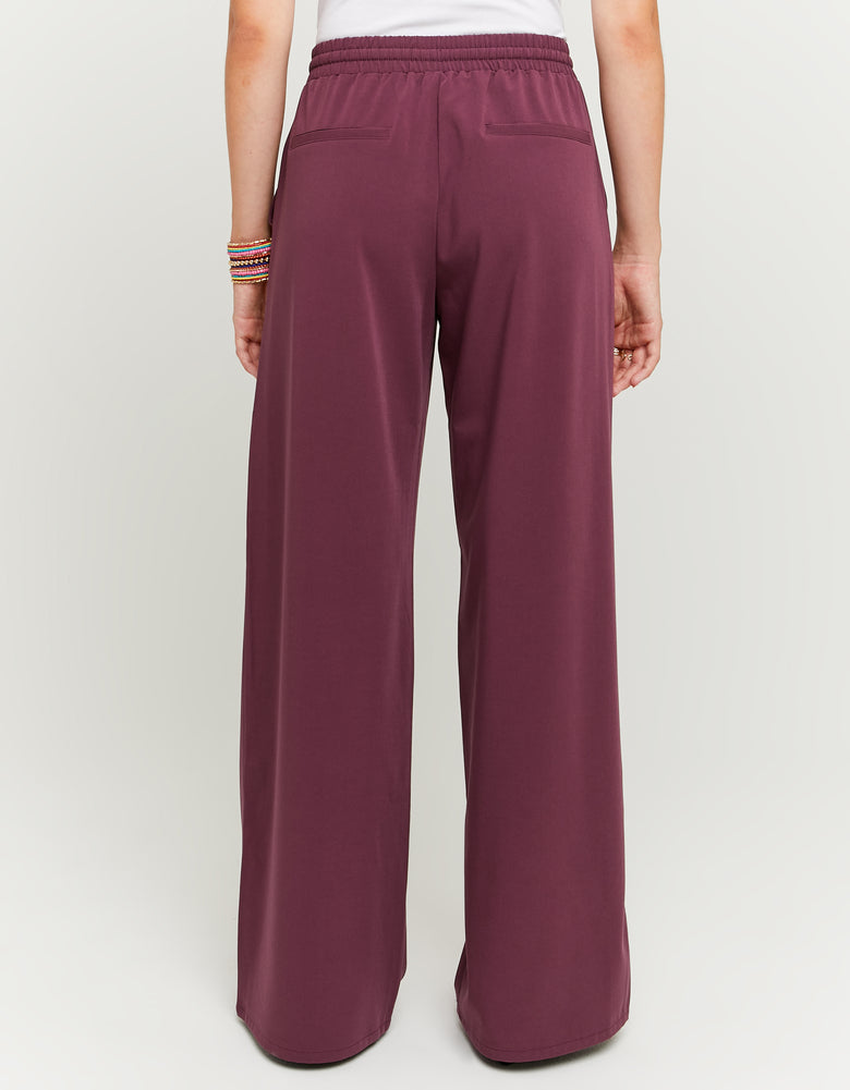 Mid Waist Jogger | Bordeau