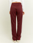 Straight Leg Sweatpants with Band Detail | Bordeau