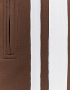 Loose Jogger With Stripes | Brown