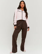 Joggers with Stripes | Brown