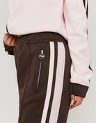 Joggers with Stripes | Brown