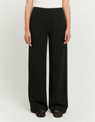 Wide Leg Trousers | Black