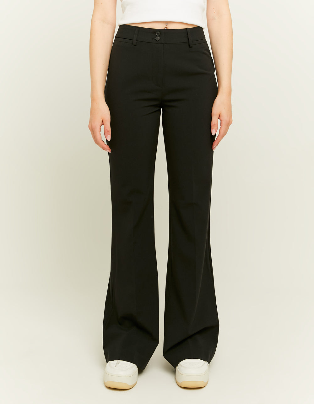 Tailoring Bootcut Trousers | Black