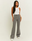 Tailoring Bootcut Trousers | Grey