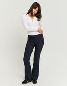 Flare Tailoring Trousers | Black