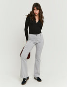 Flare Tailoring Trousers | Grey