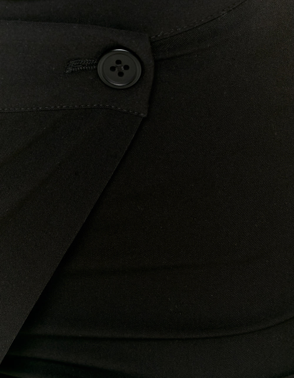 Wrapped Tailored Trousers | Black