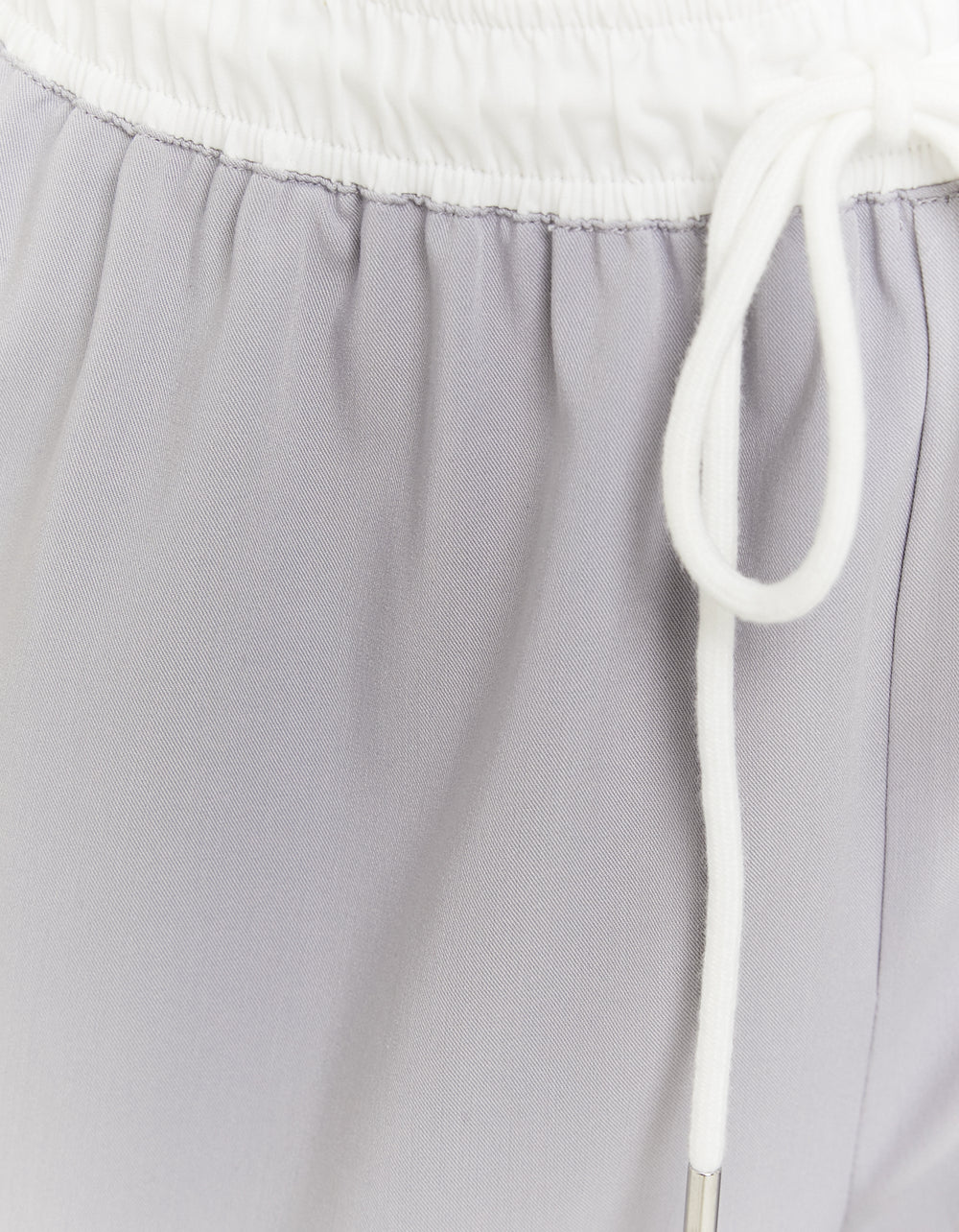 Mid Waist Wide Leg Trousers | Grey