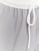 Mid Waist Wide Leg Trousers | Grey