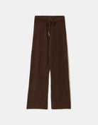 Flare Knitted Trousers | Brown