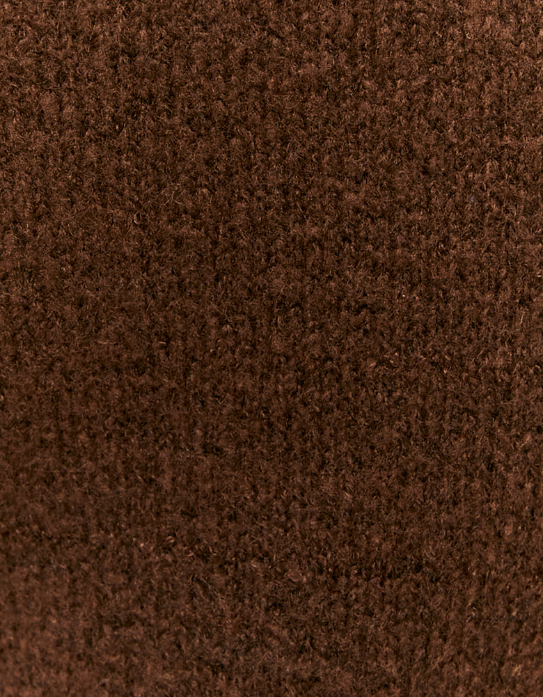 Flare Knitted Trousers | Brown